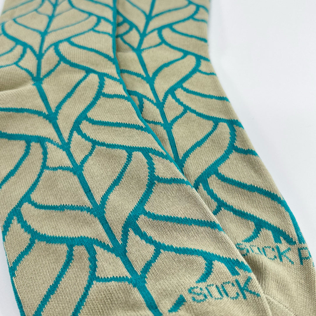 Fall Leaf Patterned Socks from the Sock Panda (Adult Large)