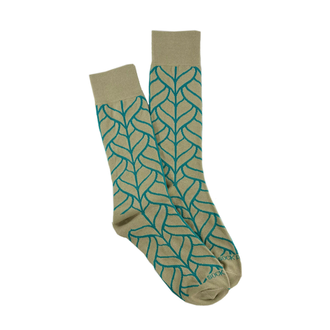 Fall Leaf Patterned Socks from the Sock Panda (Adult Large)