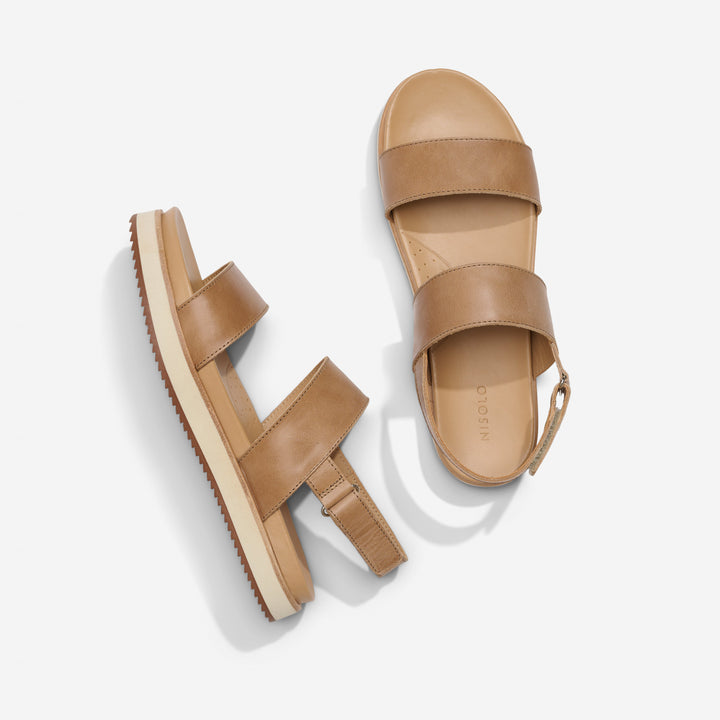 Go-To Flatform Sandal 2.0 Almond