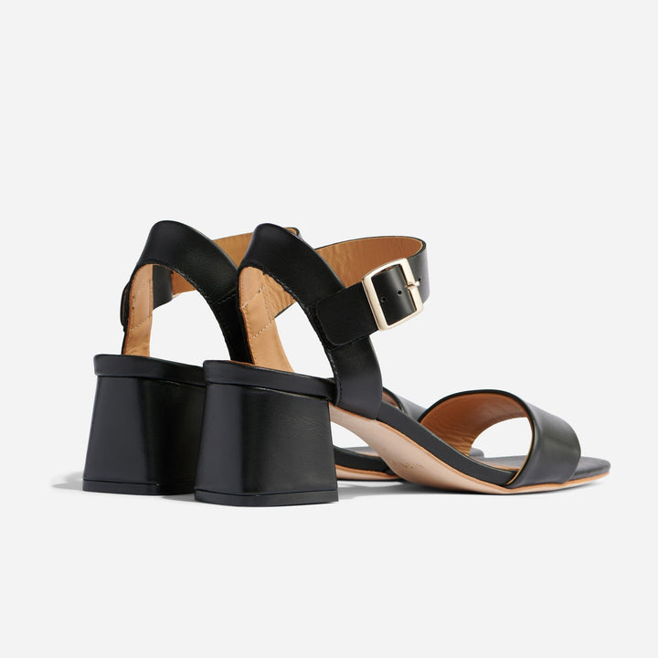 Stella Go-To Block Heel Sandal Black