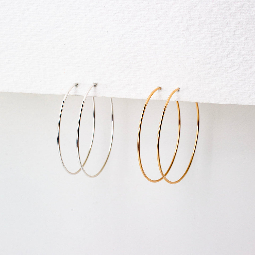 Weightless Small Hoops