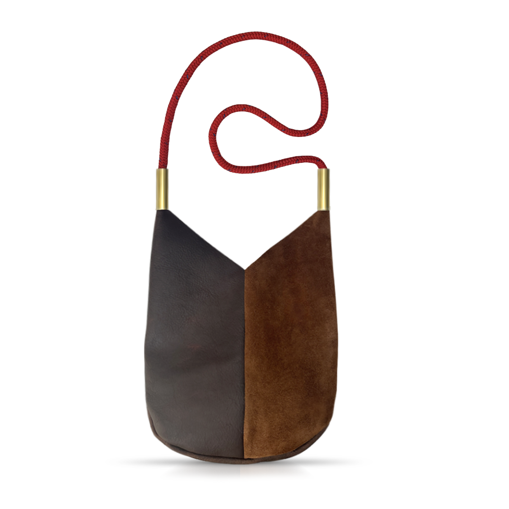 Mermaid Purse | in Brown Leather