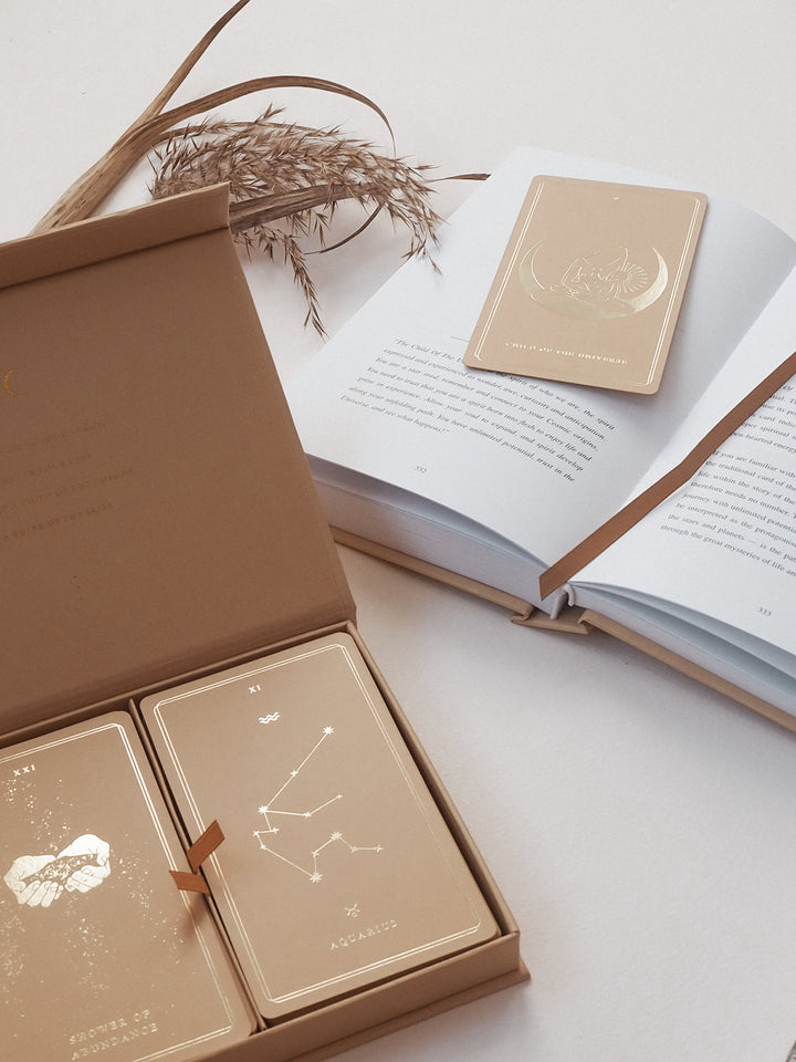 'Child Of The Universe' Honey Gold Edition • Oracle Deck & Book