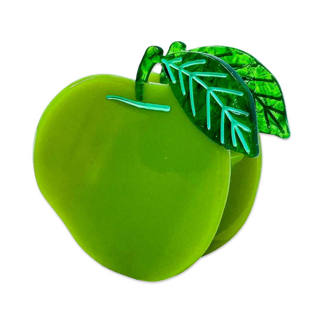 Midi Apple Hair Claw Clip