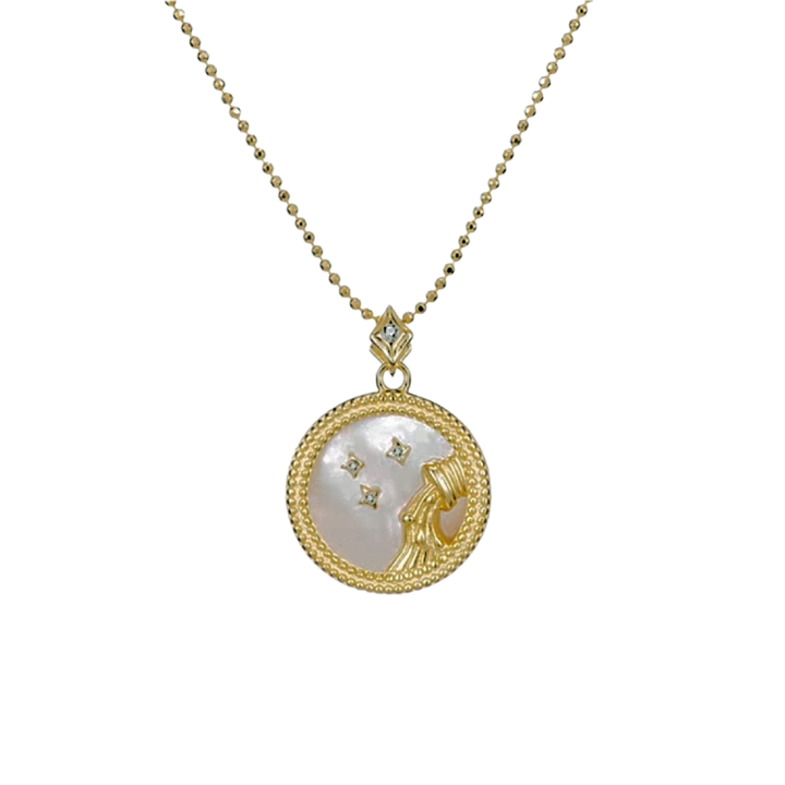 Pearl Zodiac Necklace