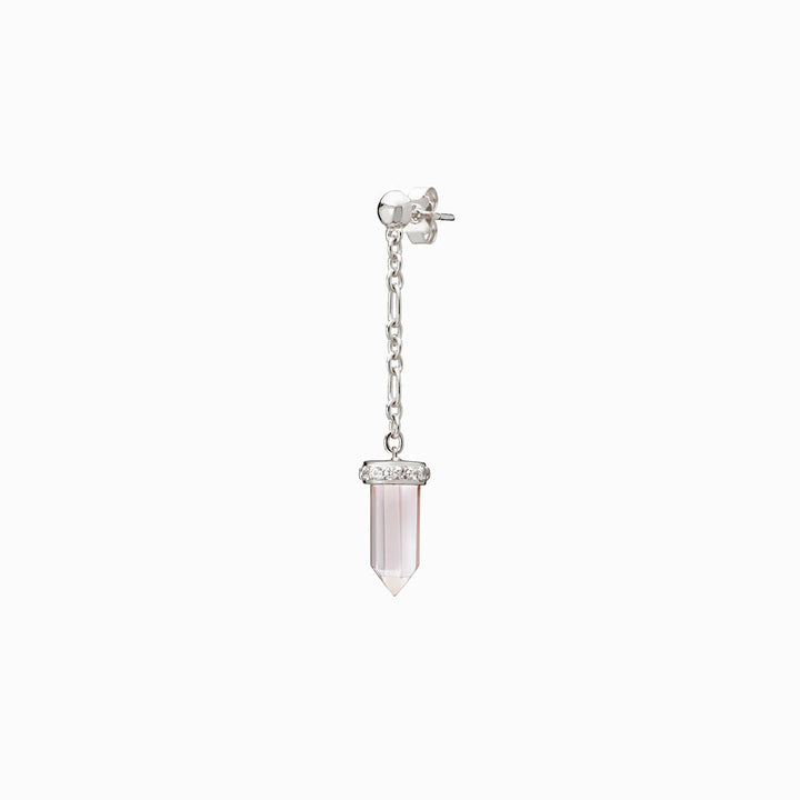 Crystal Quartz Drop Earrings