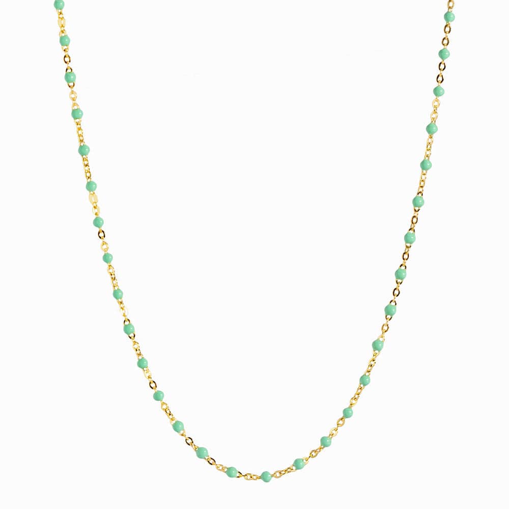 Colored Enamel Necklace