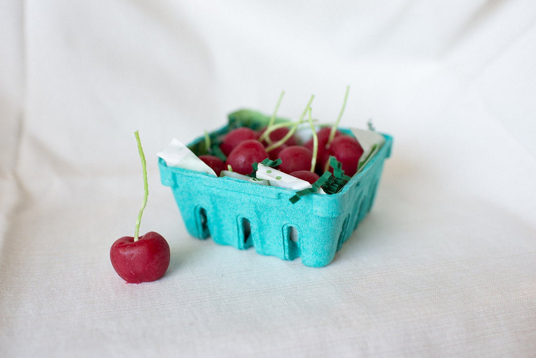 Beeswax Cherry Birthday Candles