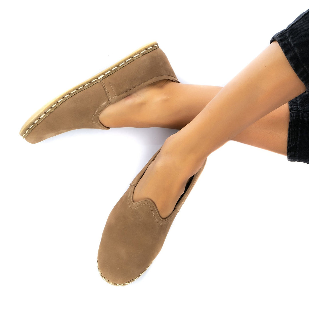 Desert Sand Slip On Shoes