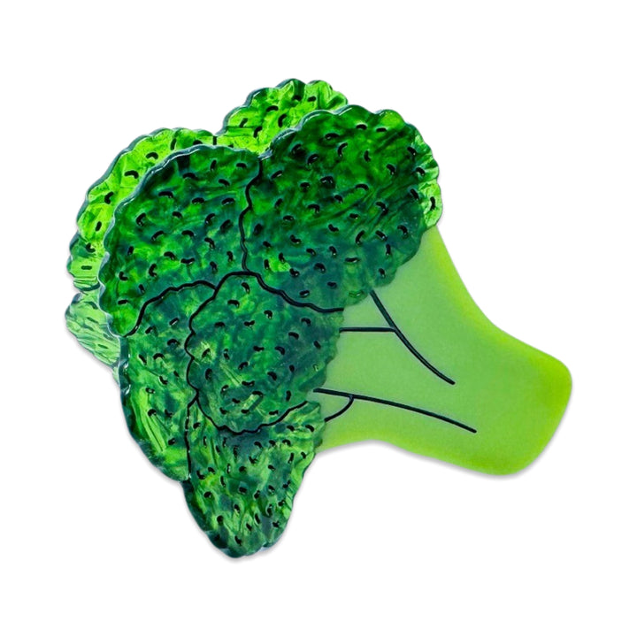 Large Broccoli Hair Claw Clip