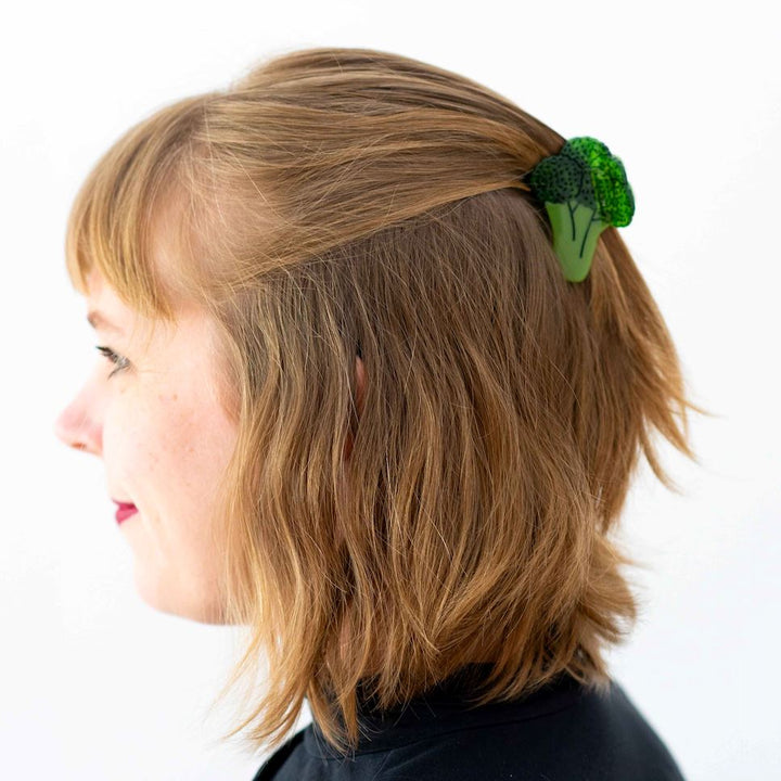 Midi Broccoli Hair Claw Clip