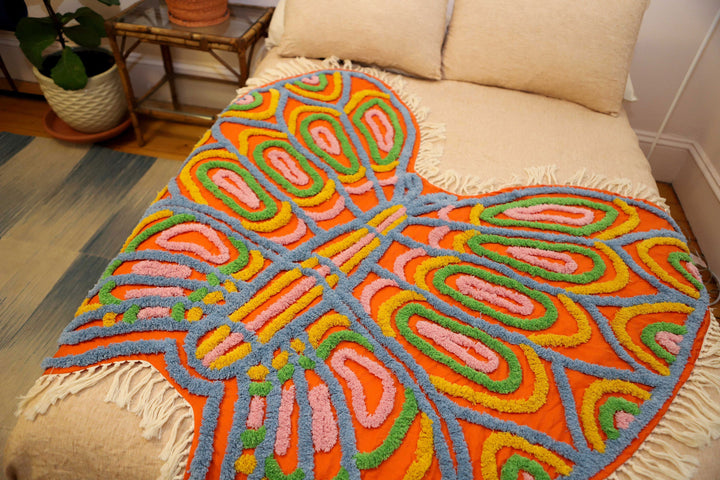 Chenille Butterfly Throw