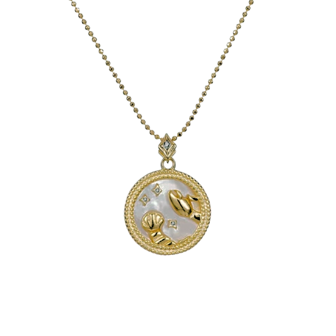 Pearl Zodiac Necklace