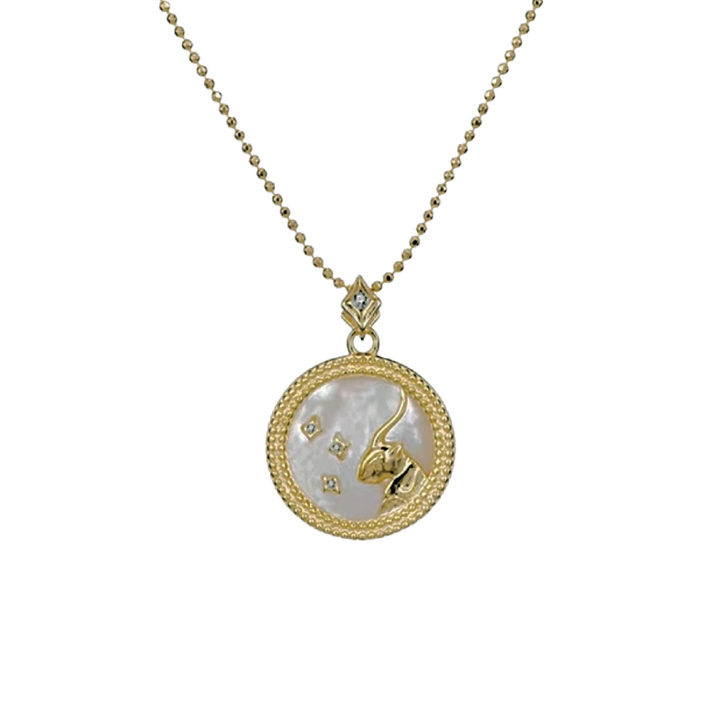 Pearl Zodiac Necklace