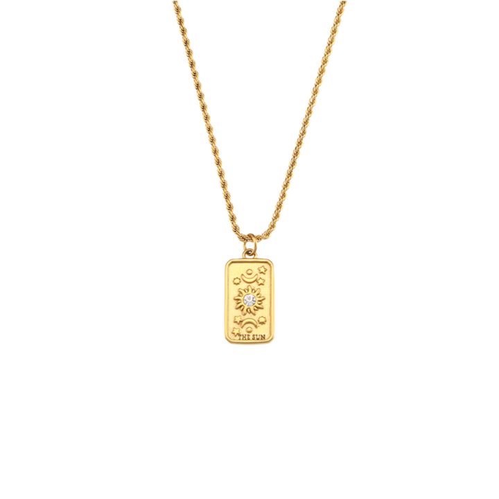 The Lovers Cartouche Necklace