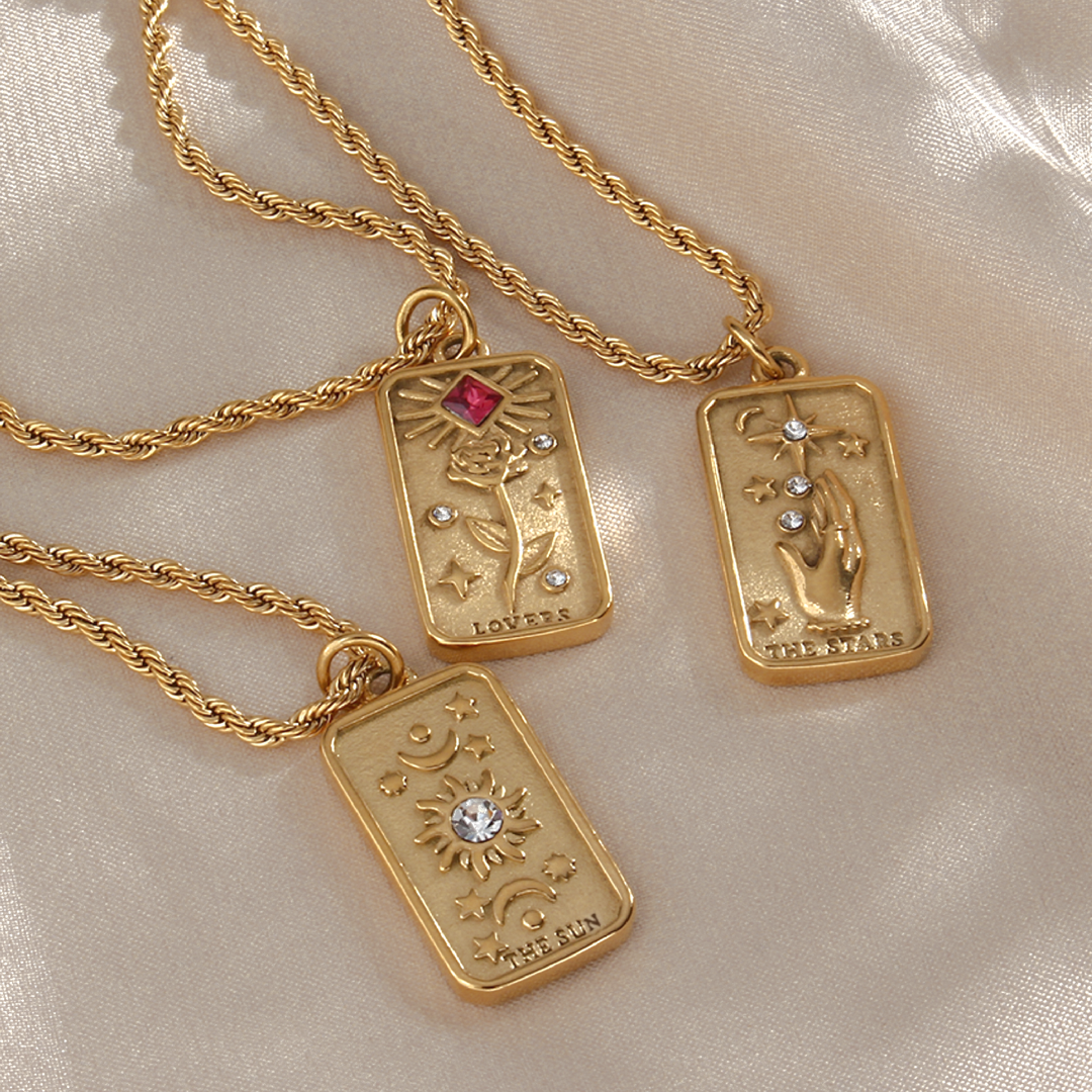 The Sun Cartouche Necklace