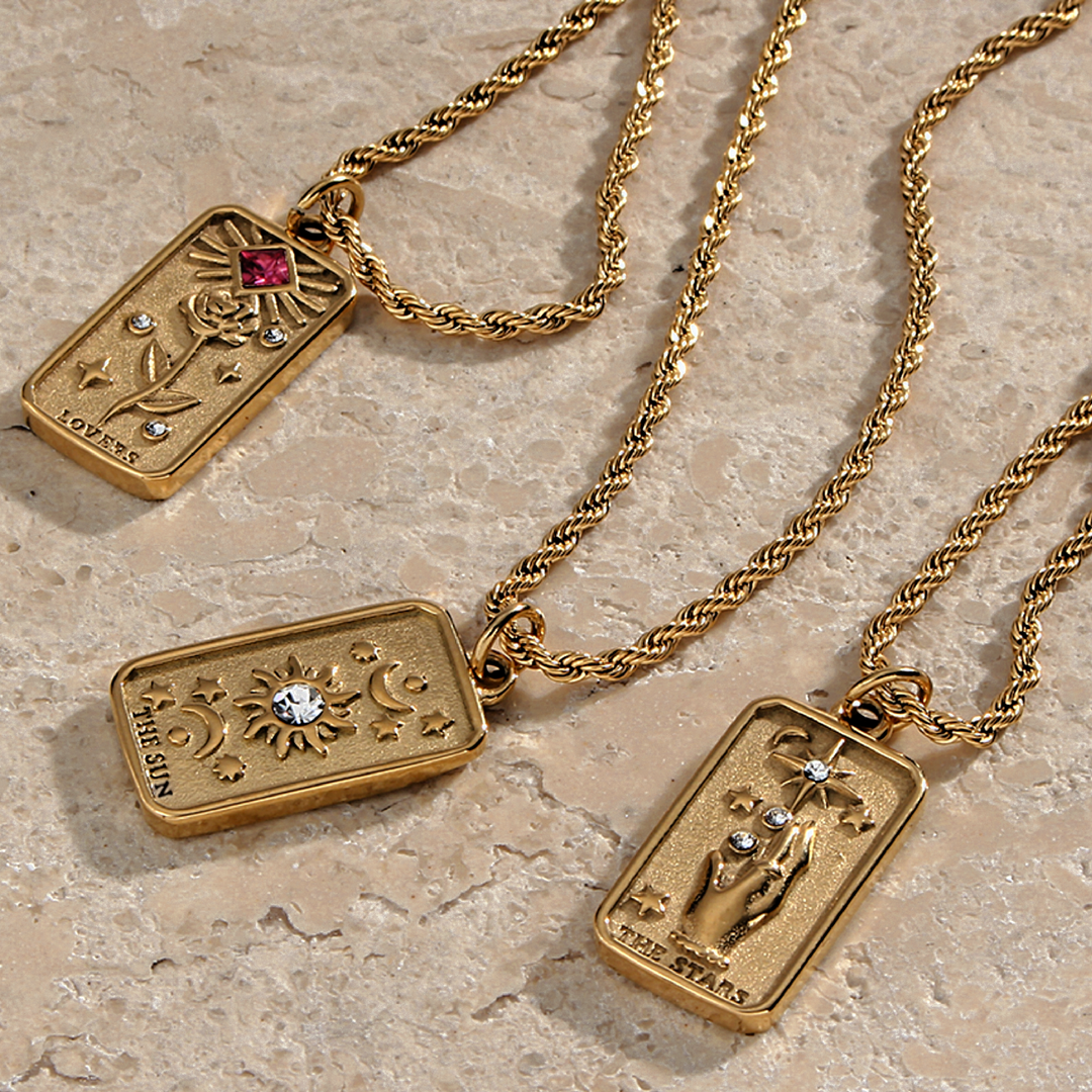 The Sun Cartouche Necklace