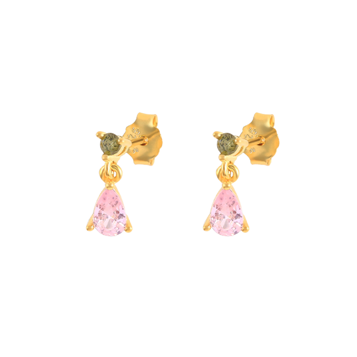 Mini Alesandra Gemstone Earrings