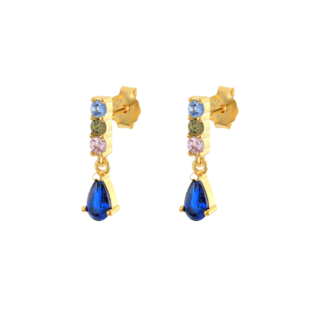 Midi Alesandra Gemstone Earrings