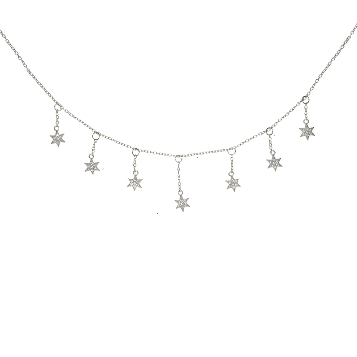 Stellar Drop Choker Necklace