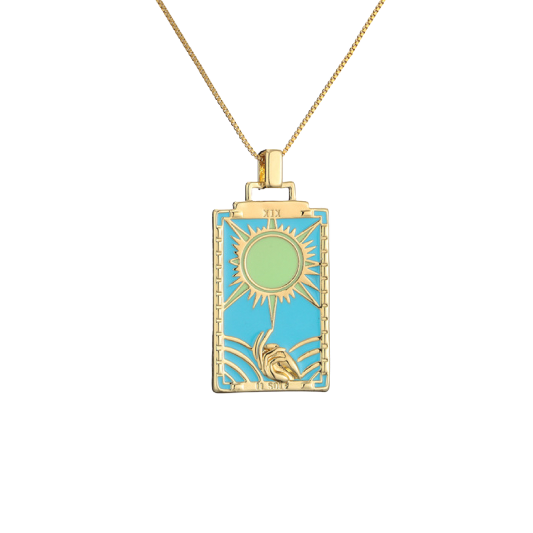 The Lioness Tarot Card Necklace