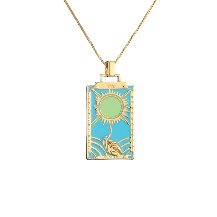 The Lioness Tarot Card Necklace