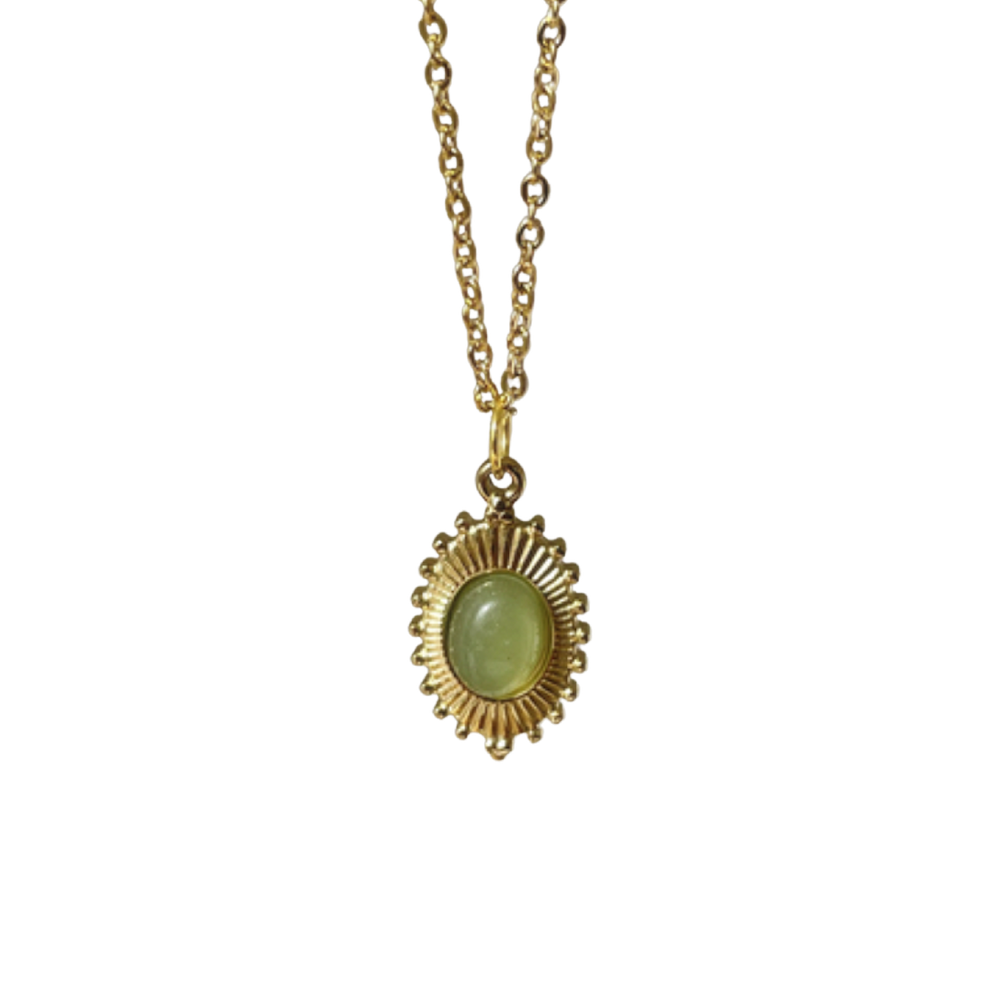 Olive Toggle Necklace