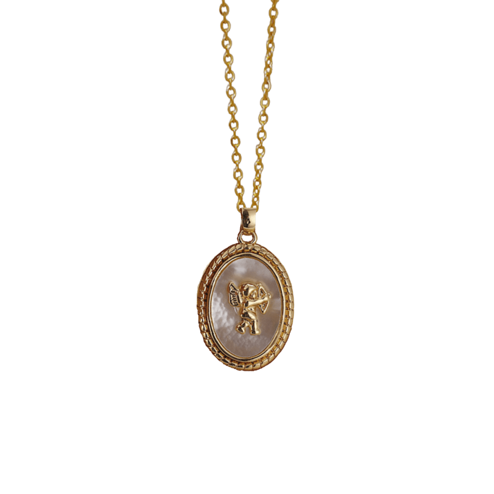 Cherub Coin Necklace