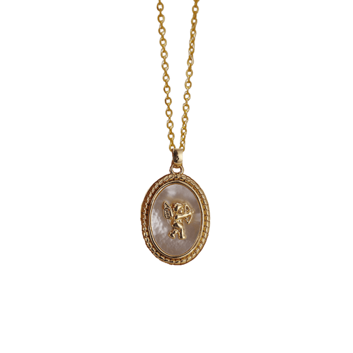 Cherub Coin Necklace