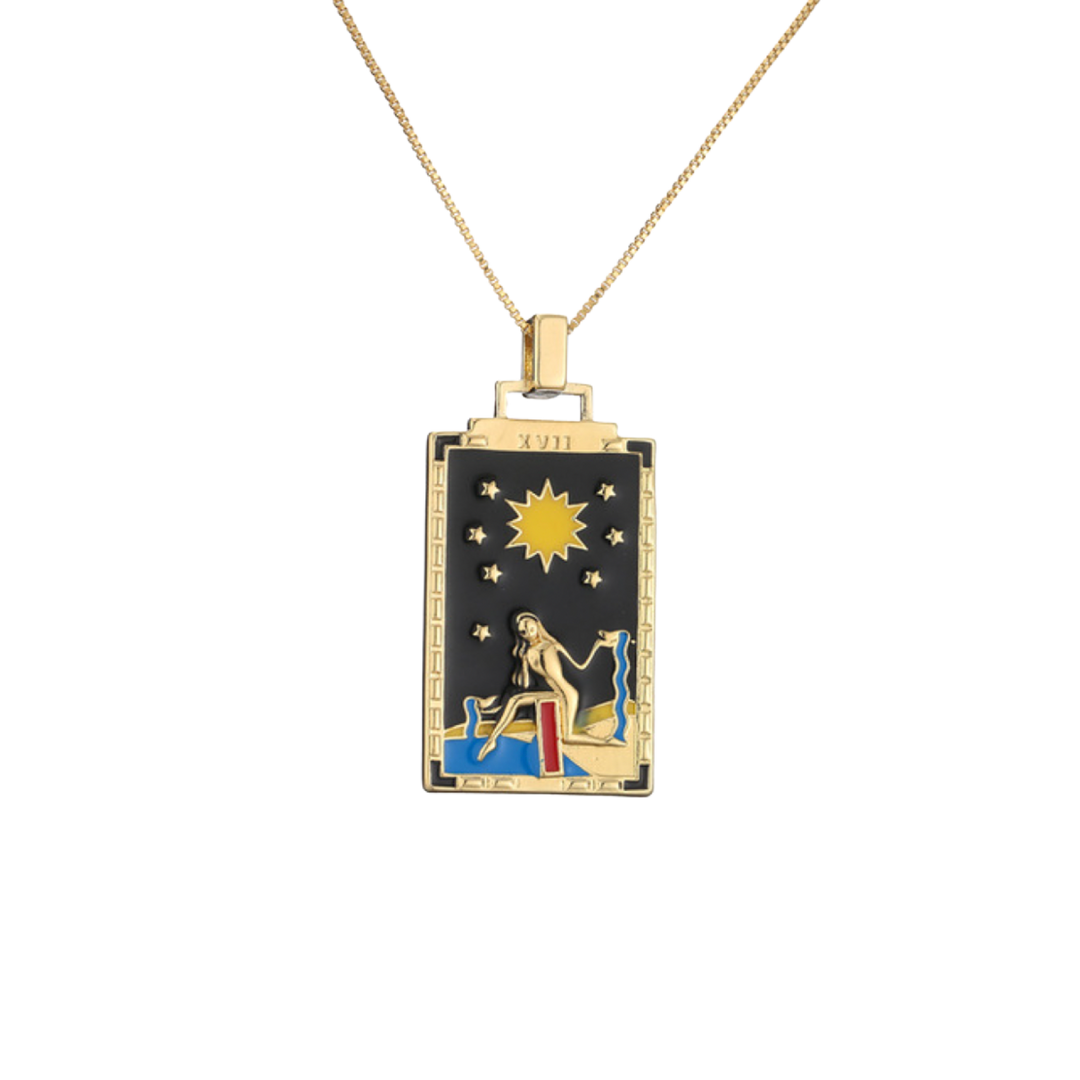 The Lioness Tarot Card Necklace