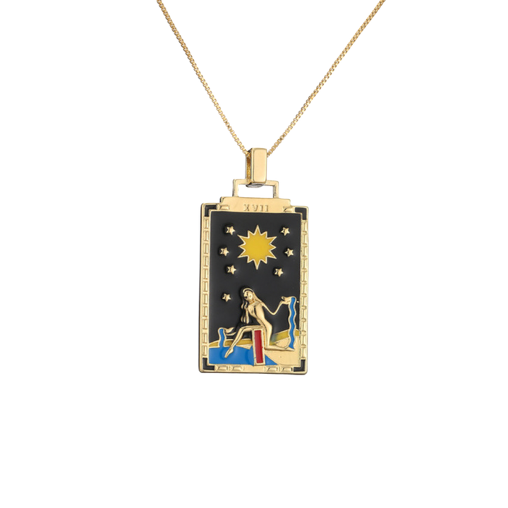 The Lioness Tarot Card Necklace