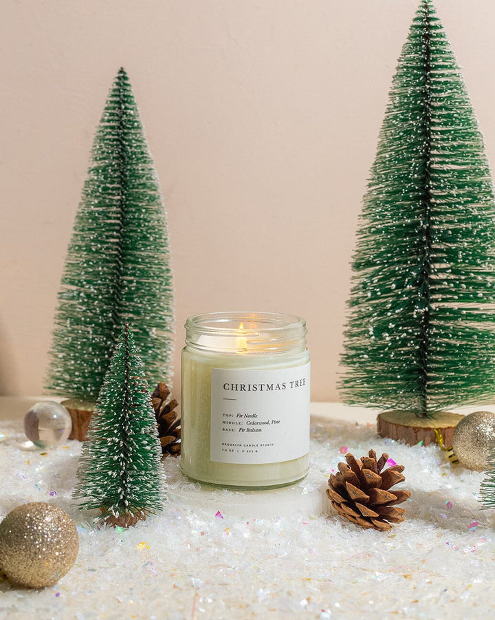 Christmas Tree Jar Candle