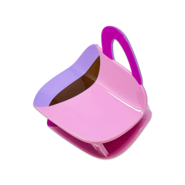 Midi Coffee Cup Hair Claw Clip