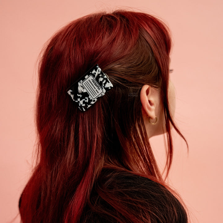 Composition Notebook Hair Clip PREORDER