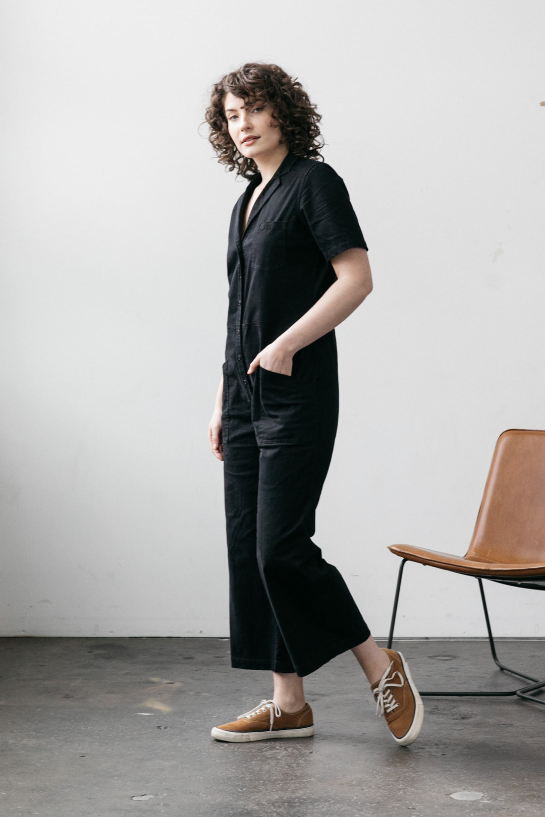 Lou Utility Jumpsuit / Black