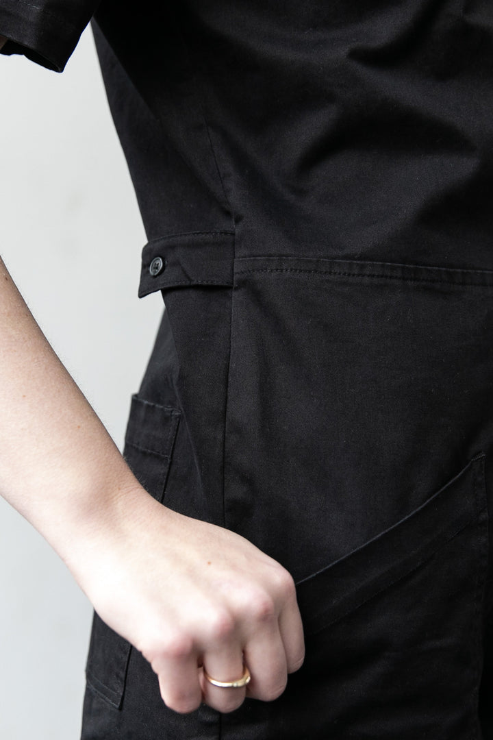 Lou Utility Jumpsuit / Black