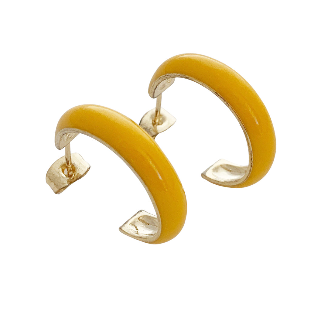 Daphne Enamel Hoops