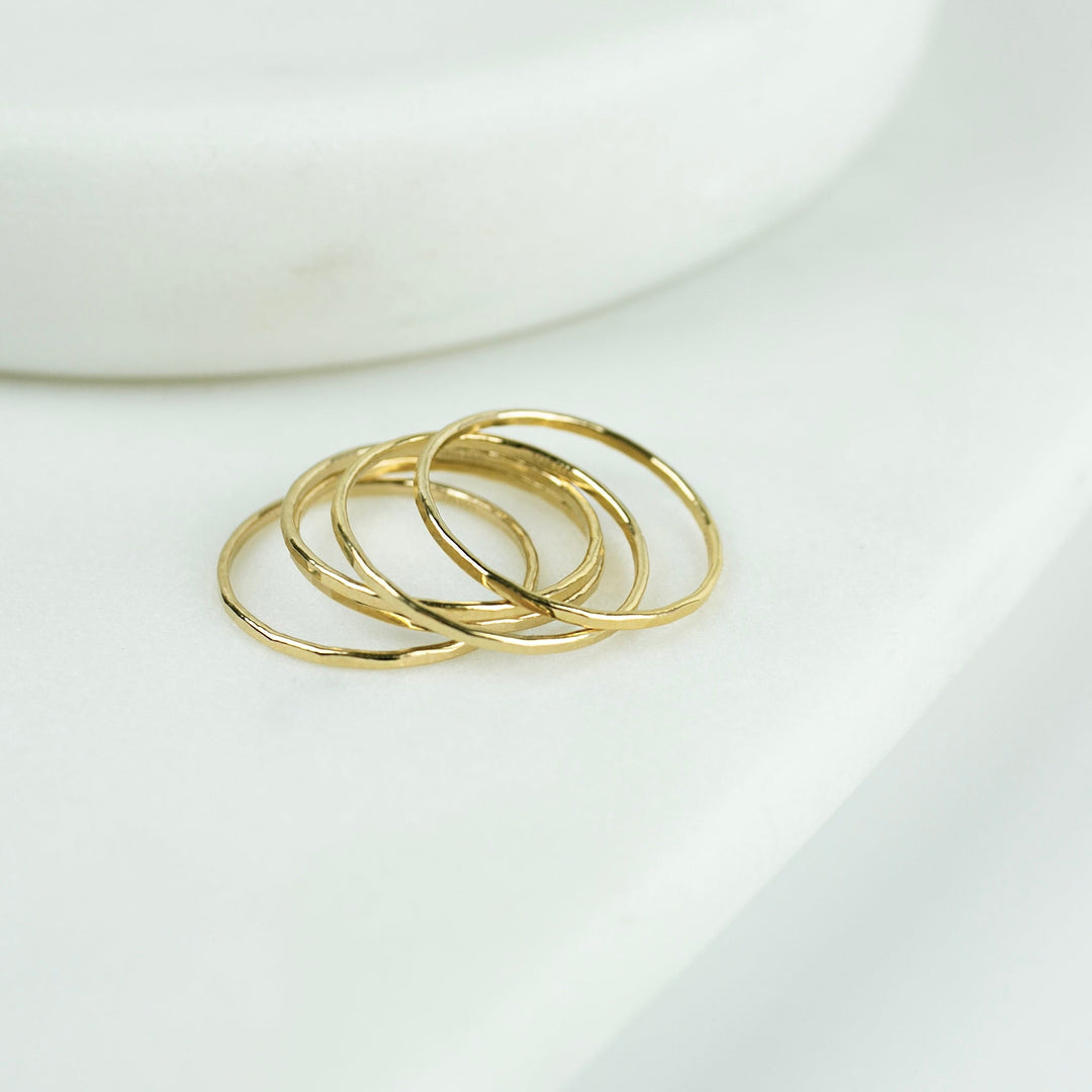 Faceted Stacking Ring