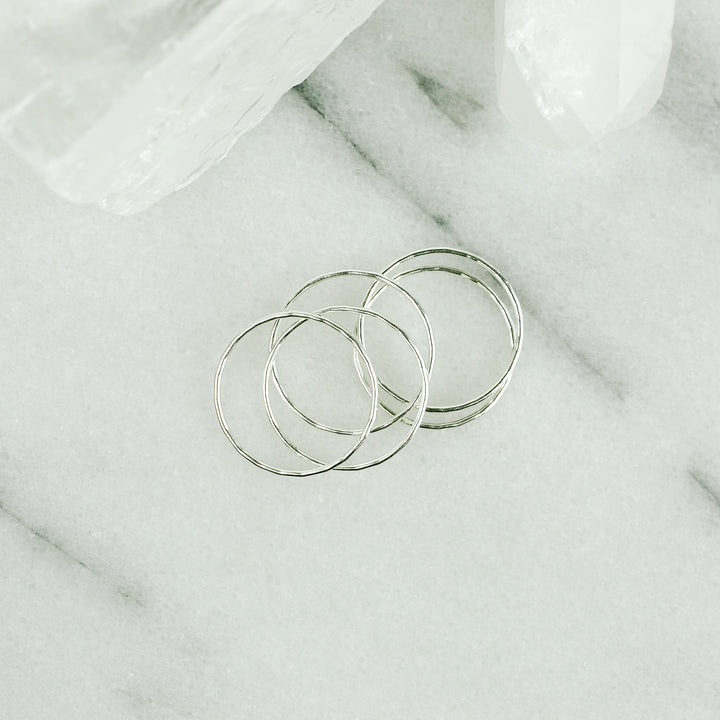 Faceted Stacking Ring