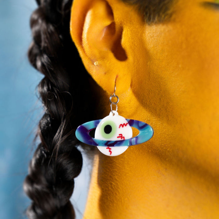 Eyeball Planet Earrings