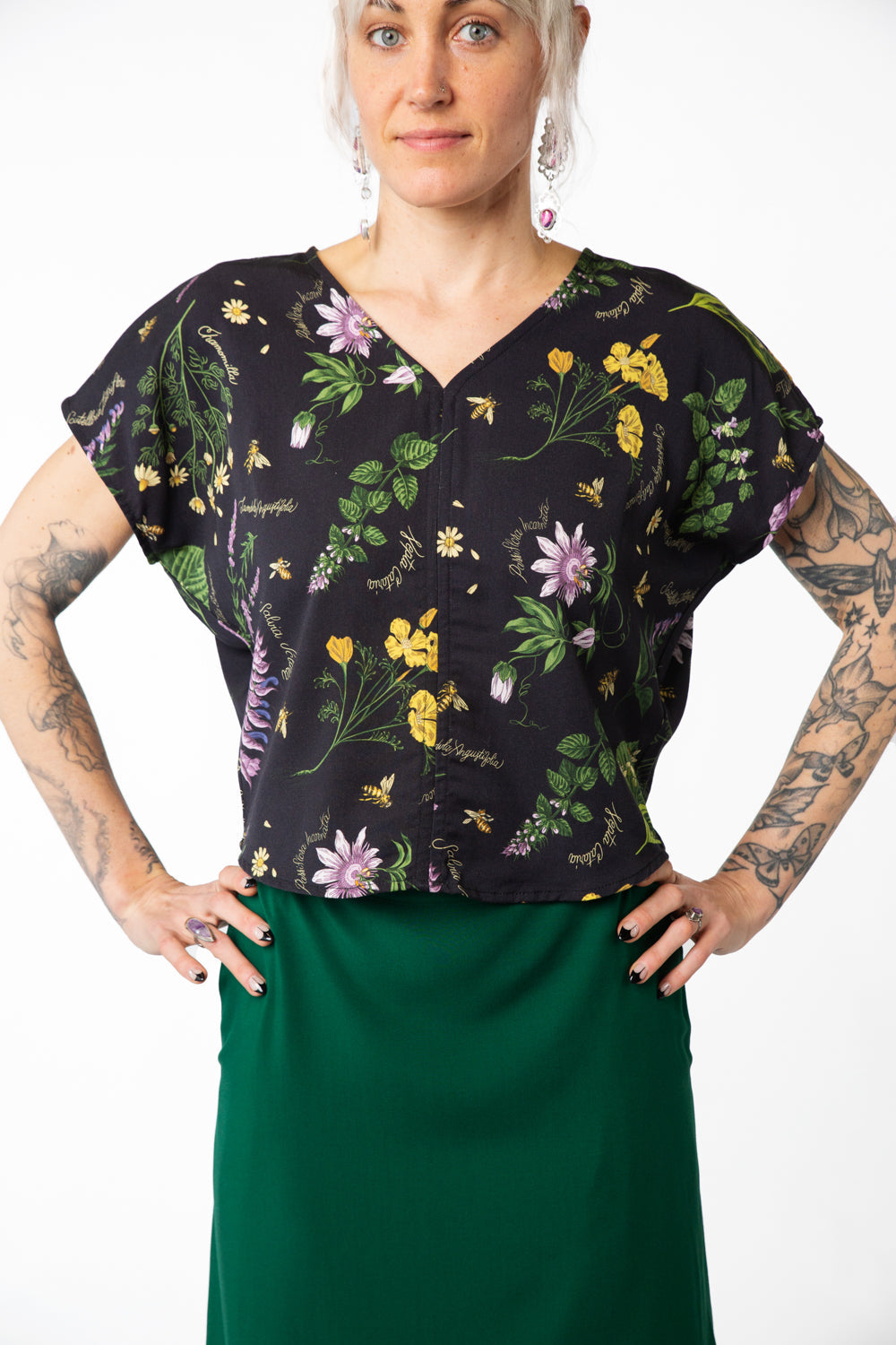 Dolman Top in Ecovero Nervine