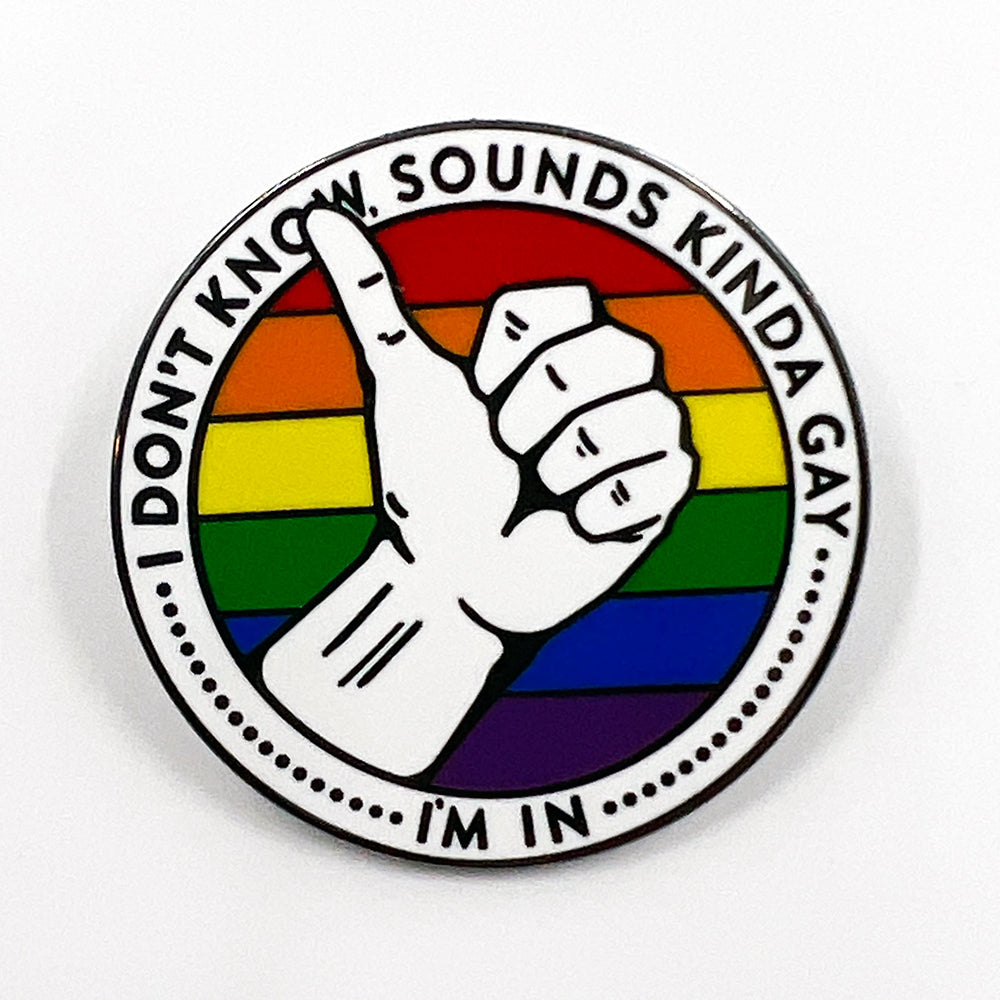 Sounds Kinda Gay Pin