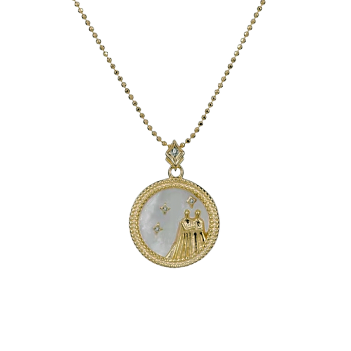 Pearl Zodiac Necklace