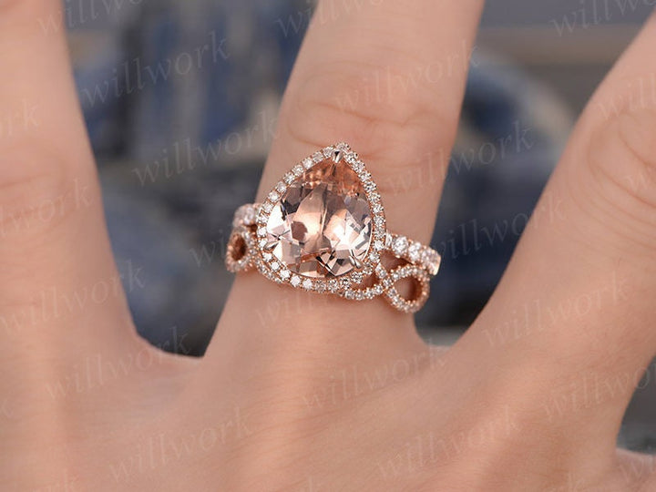 morganite engagement ring