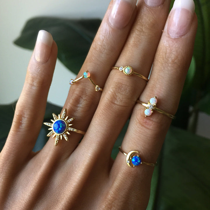 The India Double Opal Ring