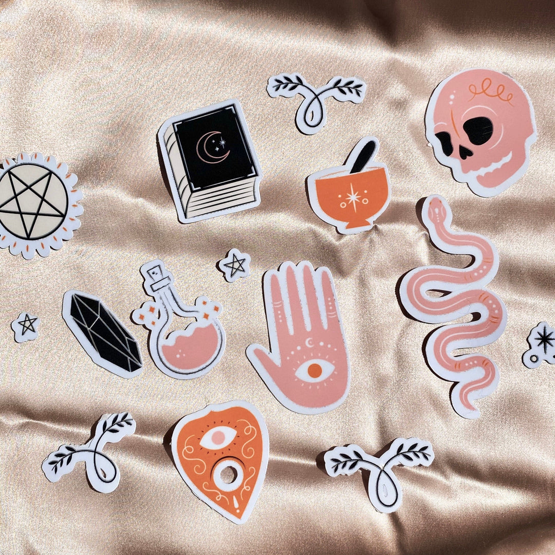 Palmistry 15 pc Sticker Set