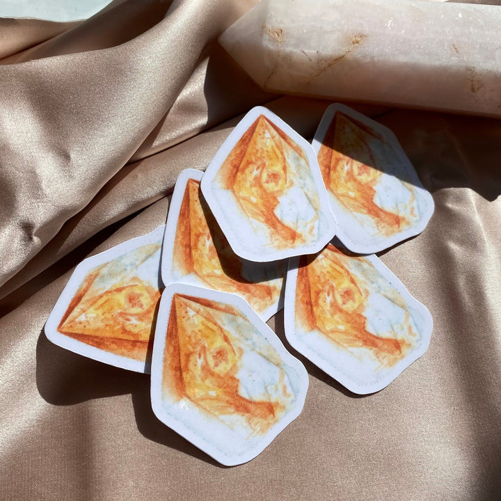 Citrine Vinyl Sticker