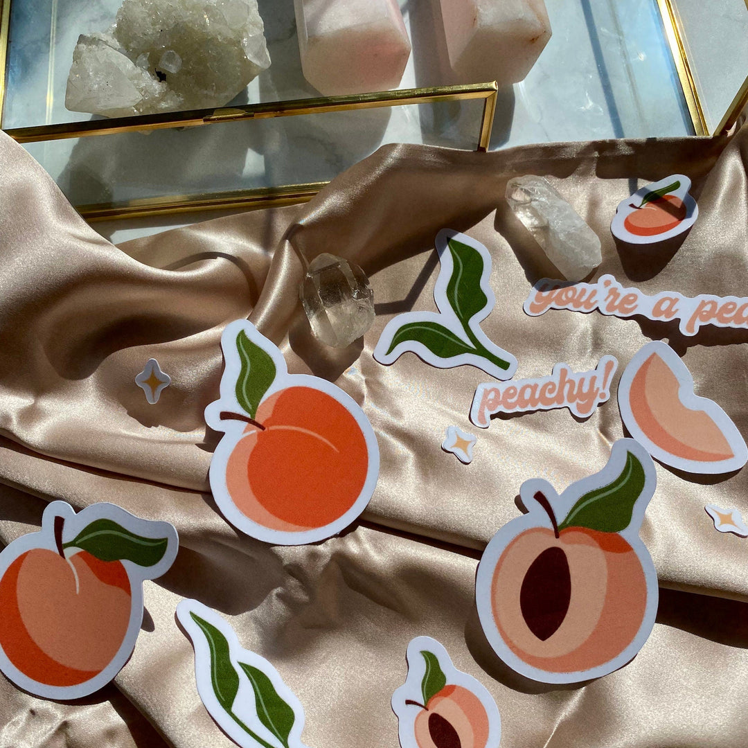 Peachy Vinyl Sticker Set