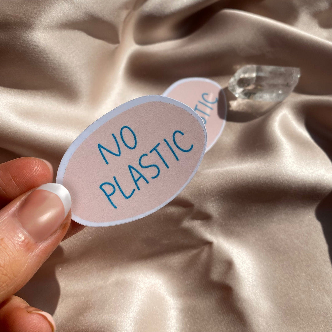 No Plastic Vinyl Sticker