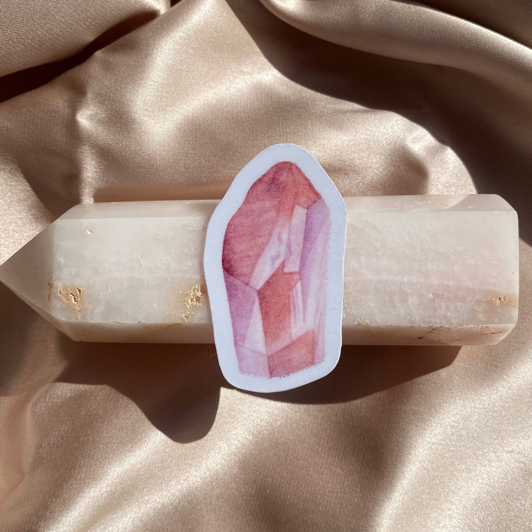 Rose Quartz Vinyl Sticker